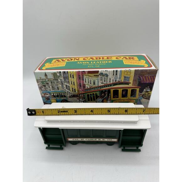 Vintage Avon California Cable Car Wild Country After Shave Decanter Original New - Picture 3 of 6